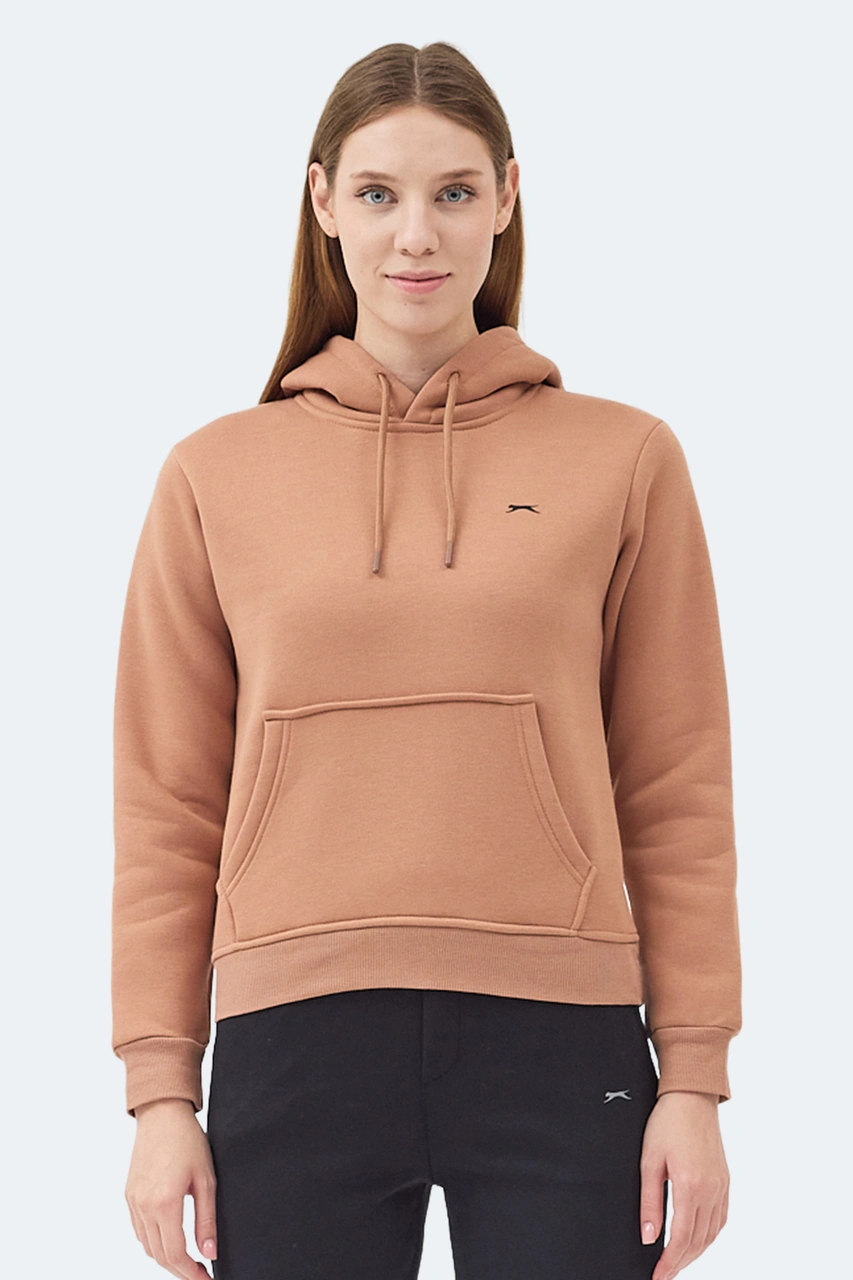 Slazenger Mısty I Kadın Camel Sweatshirt Camel