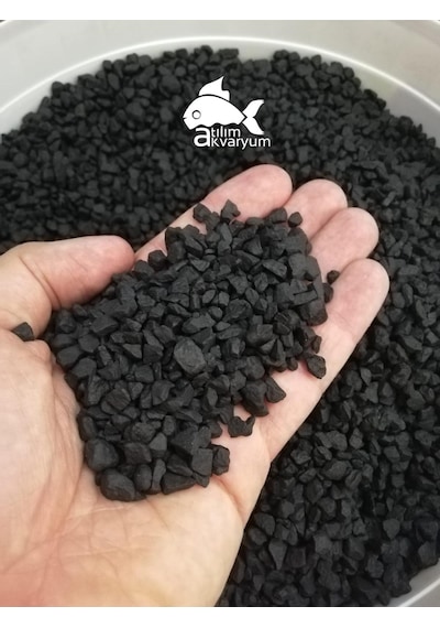 Siyah Akvaryum Bitki Kumu 5 Kg 4-5mm