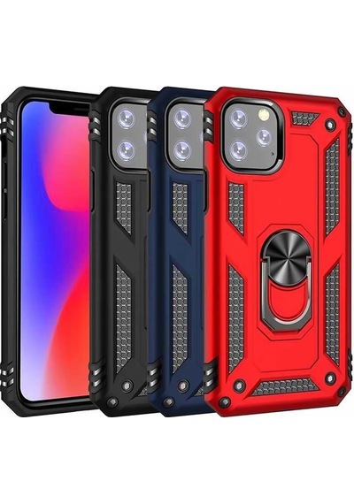 Apple Uyumlu iPhone 11 Kilif Panzer Ring Tam Koruma Arka Kapak 405464157