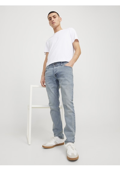 Jack & Jones Erkek Glenn 774 Slim Fit Jean - 12269466 Blue Denim