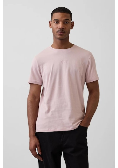 Gap Erkek Everyday Soft Mini Logo Açık Pembe T-shirt-14305 Gap Erkek Everyday Soft Mini Logo Açık Pembe T-shirt-14305