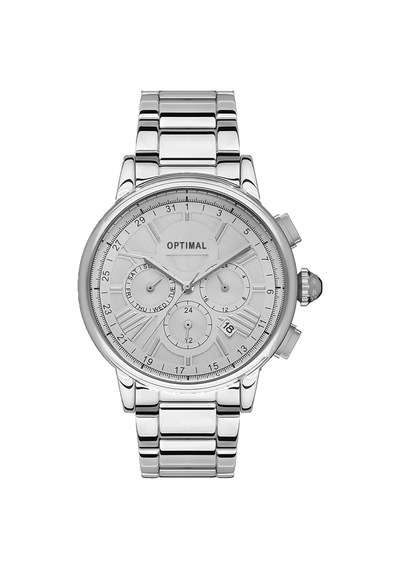 Optimal Çelik Opt2001.01 Unisex Kol Saati Altın - Siyah
