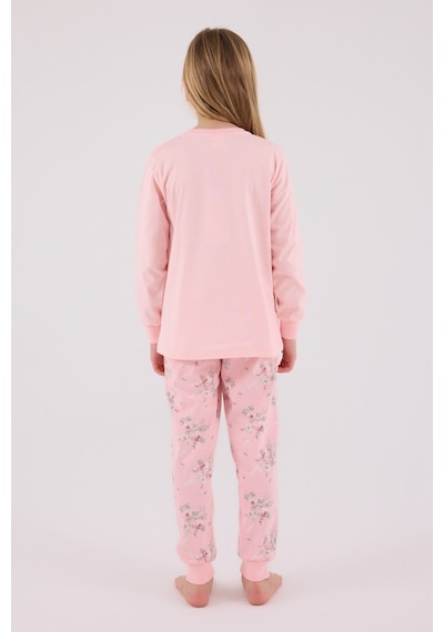 Rolypoly Kız Çocuk Pembe Pijama Takımı Rp3703-c-v2 Pembe