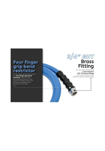 Lexroo Ag-lite Kauçuk Sıcak Ve Soğuk Su Kauçuk Kontractor -  5/8" X 6'