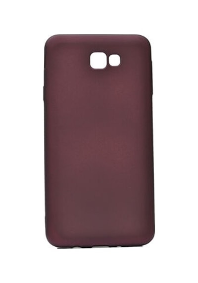 Samsung Galaxy Uyumlu J7 Prime Kılıf Esnek Yapılı İnce Slim Silikon Kapak Ryc/premier Bordo