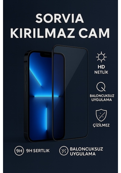 Nano Teknoloji 9h Premium Tam Ekran Koruyucu Cam Yüksek Çözünürlük-dayanıklı Apple Uyumlu iPhone 16pro Max