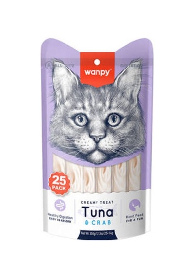 Ton Balıklı Ve Yengeçli Krema Kedi Ödülü 25x14 Gr