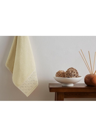 Özdilek Diagonal Waffle El Ve Yüz Havlusu 50x90 Cm Bej