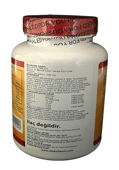 Mnk Ocu Health Lutein 60 Tablet