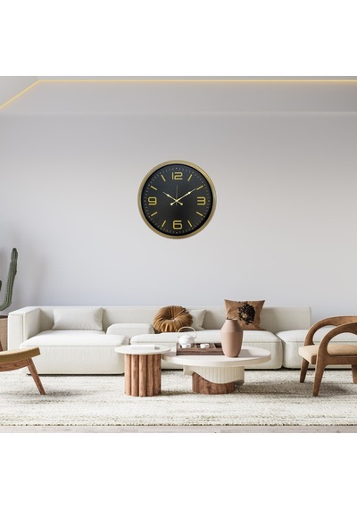 Bronze Prestij 52 X 52 Cm Duvar Saati Renkli