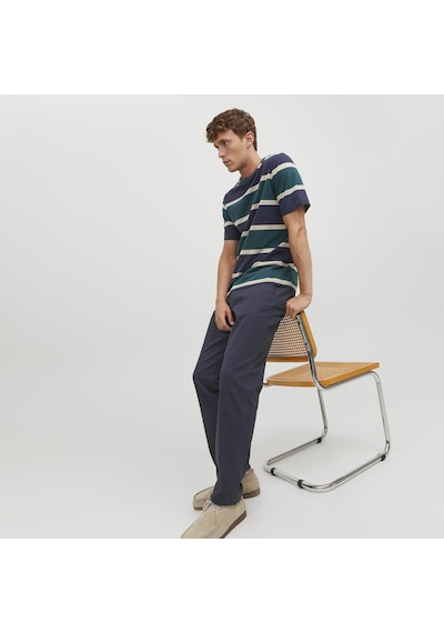 Jack & Jones Erkek Relaxed Fit Düsük Bel Chino Pantalon - Kane - 12212936 Çok Renkli