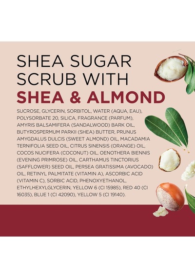 Teal's Shea Sugar Scrub Shea Butter & Almond Oil Vücut Şeker Peeling 538gr