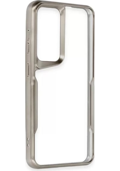 Newface Samsung Galaxy A14 4g Kılıf Boyi Silikon Kapak - Titan Gri