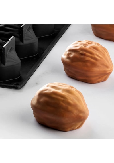 Pavoni Px43134s Nutshell Silikon Kalıp Kahverengi