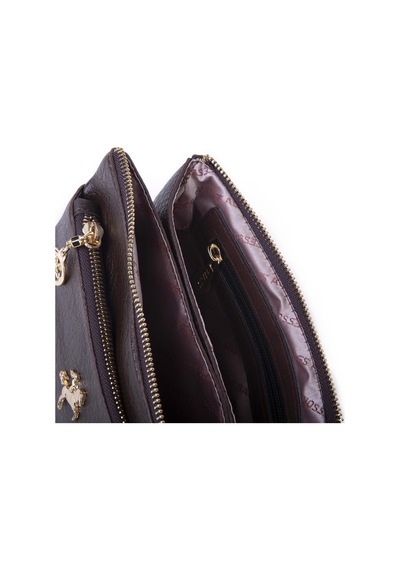 Nas Bag Kadın Çapraz Ve Clutch Çanta Bilek Ve Çapraz Askılı 24x15 Cm Kahve Victoria