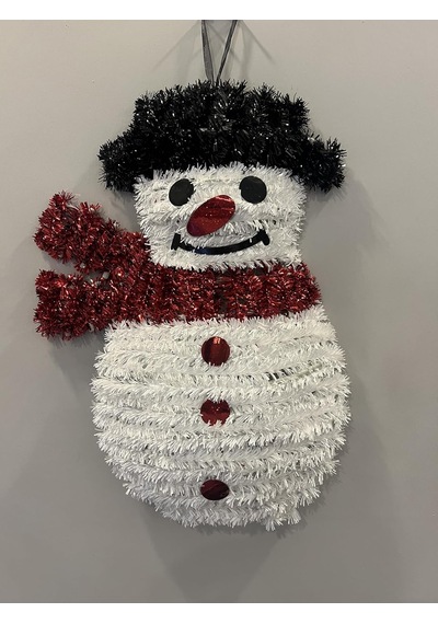 Yılbaşı Süsü - Çam Ağacı Kapı Duvar Süsü Kardan Adam 34cm Genel