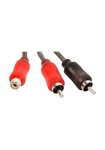 Oto Amfi Y Kablo 1 Dişi 2 Erkek Rca Kablo Slikonlu Anfi Kablo 1 Adet