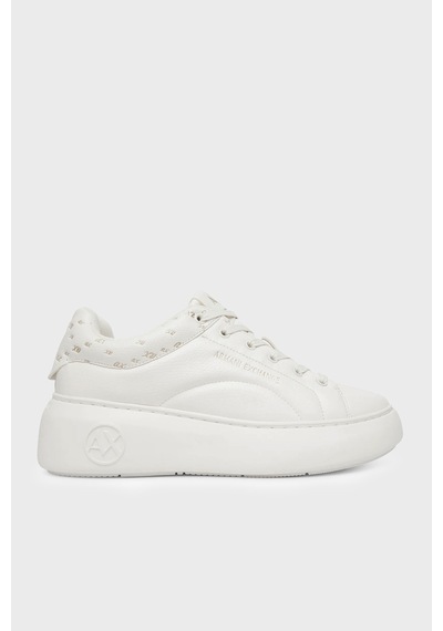 Armani Exchange Logolu Sneaker Ayakkabı Kadın Ayakkabı Xw003064 Af17570 Mz128 Beyaz-gold