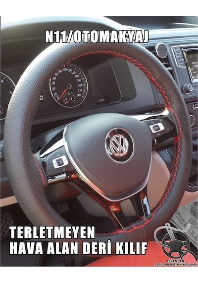 Skoda 135 Fabia Favorit Direksiyon Kılıfı Deri Sarma Dikişli