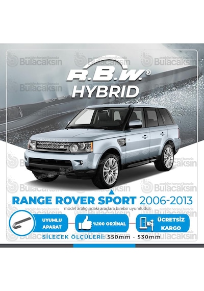 Range Rover Sport Ön Silecek Takımı (2006-2013) RBW Hibrit