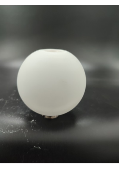 G.9 Ampule Göre,glob Avize Camı.beyaz Renkte Çapı:10.00 Cm Küre.kendinden Dişli. Süt Beyaz Mat Renkte