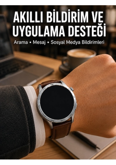 3 Kordonlu Bluetooth Görüşme Özellikli Akıllı Saat Seti