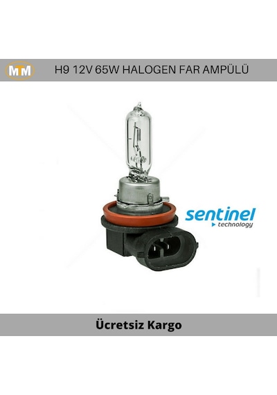 H9 Halogen Far Ve Sis Ampülü 12V 65W