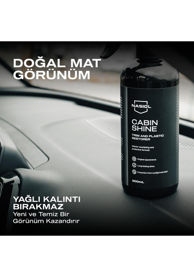 Cabinshine Araç İçi Aksesuar Ve Plastik Parlatıcı,onarıcı-500 Ml-torpido Bakım Ve Yenileme, Ara