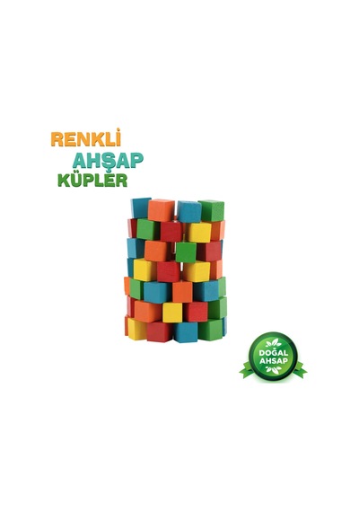 Renkli Ahşap Küpler