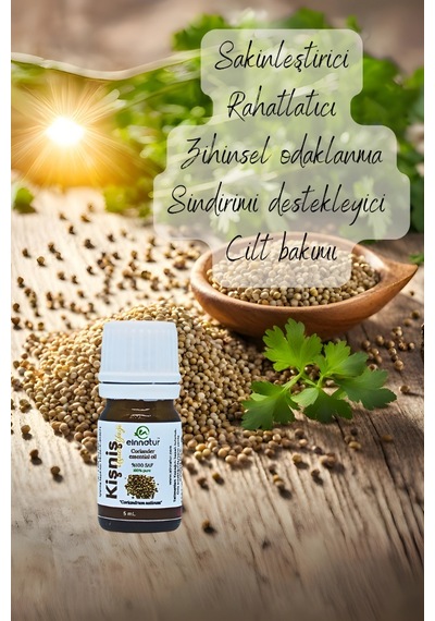 Einnatur Kişniş Uçucu Yağı %100 Saf Coriandrum Sativum Essential Oil 5 ML