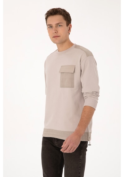U.s. Polo Assn. Erkek Taş Sweatshirt 50316401-vr049 Tas