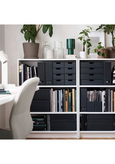 Ikea Fjäderharv Dosyalık, Antrasit, 2 Adet