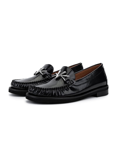 Mario Valentino Kadın Hakiki Deri Siyah Loafer Ayakkabı 1040 91d2555 Bn Ayk Sk25-26 Black Siyah