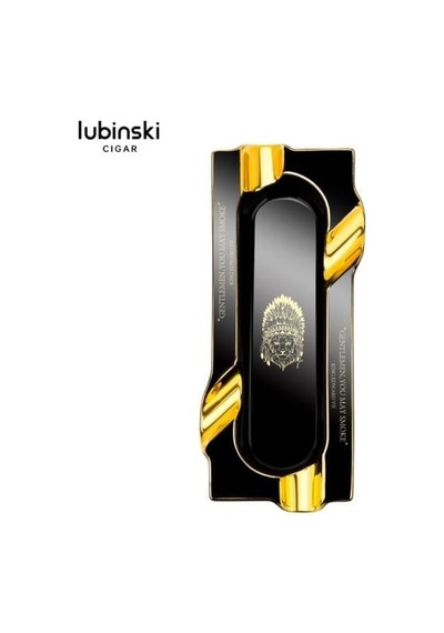 Lubinski Yeni Stil Uzun Dörtlü Puro Küllüğü Siyah