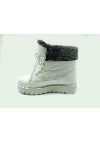 Marine Shoes Kürklü Termal Kar Botu Beyaz-Rugan 86 4013