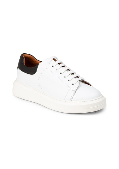Deery Erkek Hakiki Deri Beyaz Sneaker Ayakkabı - 01990mbyzp01 Beyaz