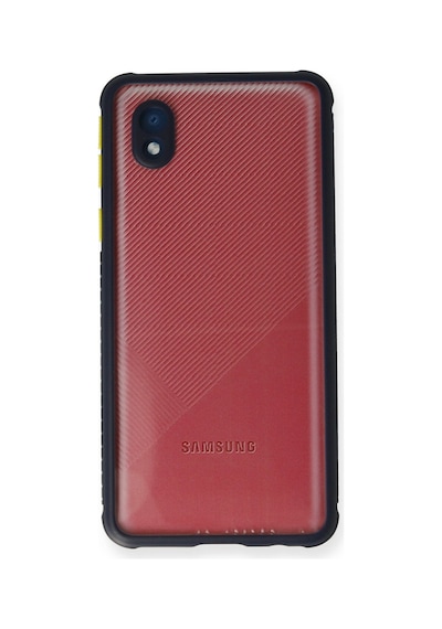 Samsung Galaxy Uyumlu A01 Core Kılıf Miami Şeffaf Silikon - Lacivert Bz8683140165963
