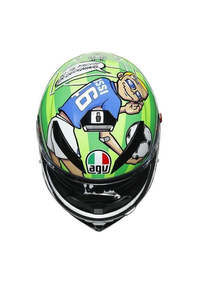 Agv Kask K3 Sv Top Rossı Mugello 2017 Renkli