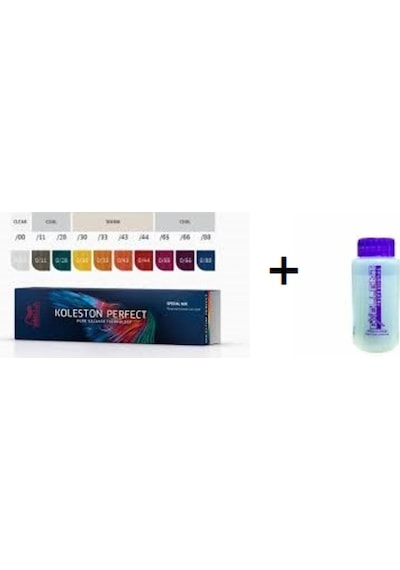 Koleston Perfect Me Mix Saç Boyası 0/43 Kırmızı Altın & Oksidanı