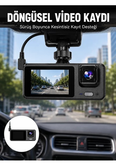 Full Hd 3 Kanallı Araç Kamerası Akıllı Çözümlerle Sürüş Yeni Ne