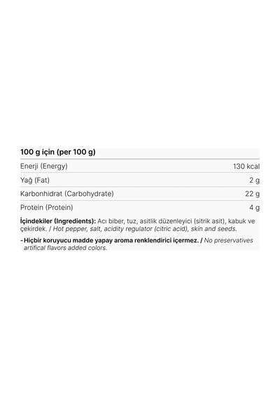Nima Gurme Acı Biber Salçası 700 G