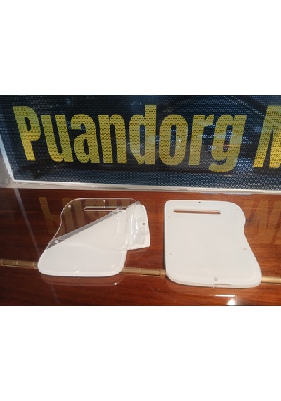 Elektro Gitar Tremolo Arka Yay Kapağı Şeffaf