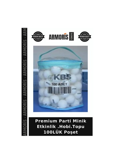 Premium Parti Minik Etkinlik .hobi.topu 100lük Poşet Çok Renkli