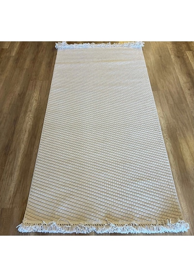 Hoom Rugs Dizayn 1063 Bej Yumuşak Dokulu Desensiz İskandinav Halı Bej