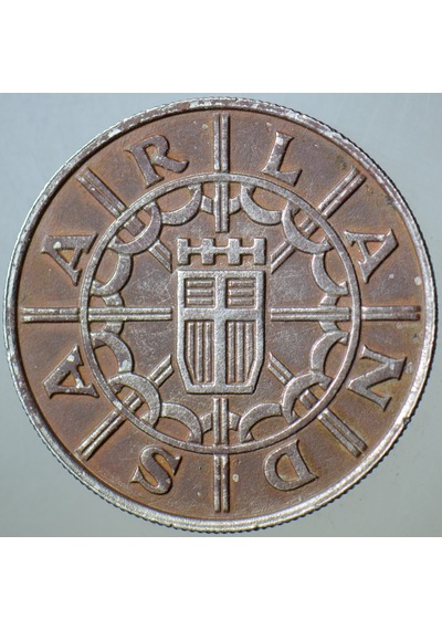 Saarland 100 Franken 1955.