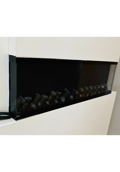 Esha Home Elektrikli Dekoratif Yapay Şömine Bluetooht Sabit Çıtırtı 100x35 X21 Cm