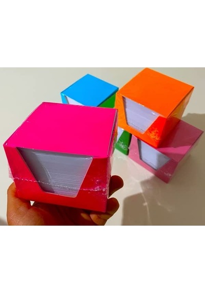 Küp Not 10 Paket Küp Blok Not Kağıdı 1. Hamur 8x8 Cm 500 Yaprak