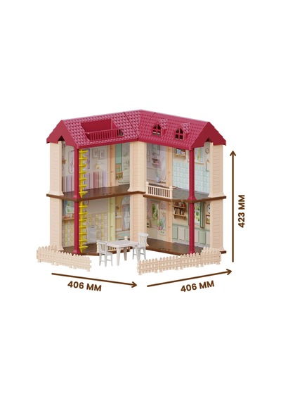 Doğa Ailesi Villa Evi Oyuncak Ev - Tavşan Ailesi Oyun Evi Tavşan Tatil Evi Sylvanian Evi 1 Adet