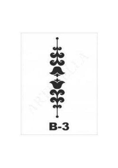 B-3 Artebella Stencil 10X20 CM