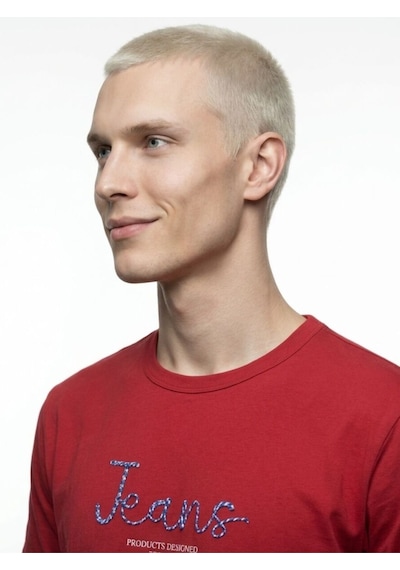 Regular Fit Erkek Tshirt K.kol Kırmızı